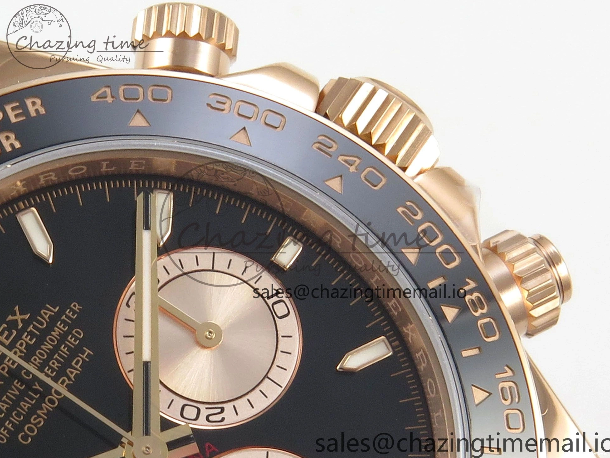 RG Oysterflex Edition 126515 VSF Daytona on 1:1 VS4131 (Weighted) Strap Dial Black V2 Best 0120